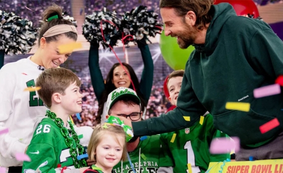 BRADLEY COOPER'S SUPER BOWL BLISS: A DREAM DAY FOR AN EAGLES SUPER FAN 