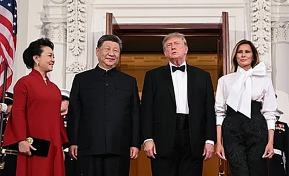 DONALD TRUMP HEAPS PRAISE 0N 'TRULY OUTSTANDING' XI WITH GRACIOUS SPEECH
