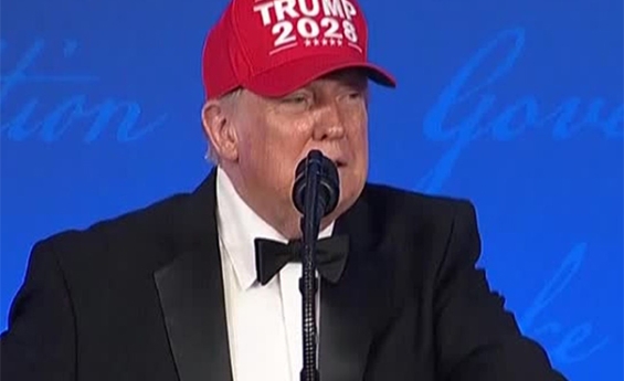 PRESIDENT TRUMP JOKES ABOUT RUNNING FOR A FOURTH TERM AS PRESIDENT OF THE UNITED STATES