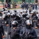 PROTESTS IN MEXICO BLOCK ROAD TO AZTECA STADIUM AHEAD OF WORLD CUP