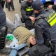 DEMONSTRATORS ARRESTED AFTER DEFYING BAN IN AMSTERDAM 