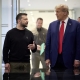 TRUMP MEETS ZELENSKYY, VOWS TO NEGOTIATE UKRAINE RUSSIA DEAL 