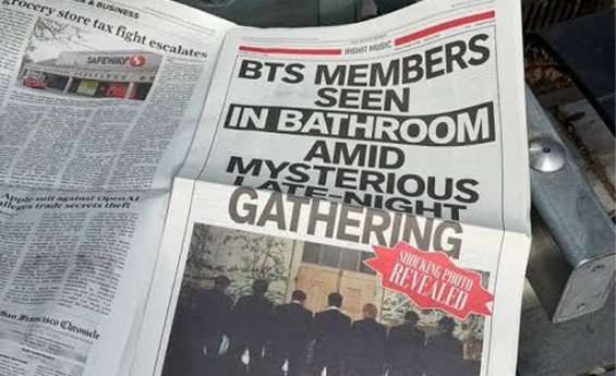 NATIONWIDE NEWSPAPER AD FEATURING BTS MEMBERS LEAVES FANS SEARCHING FOR ANSWERS