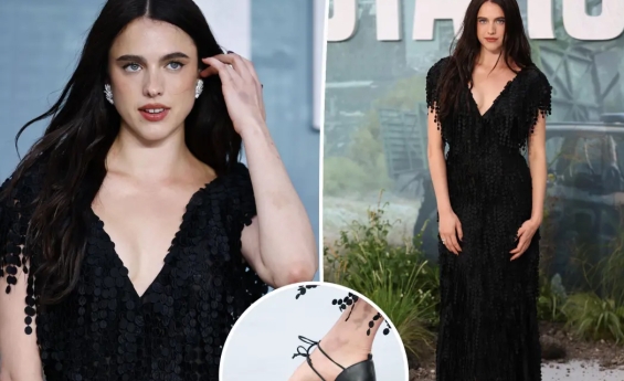 MARGARET QUALLEY TURNS HEADS WITH BAREFOOT CHANEL