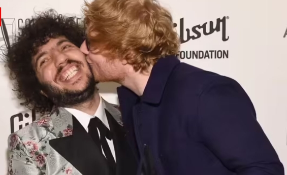  ED SHEERAN AND BENNY BLANCO JOKE THEY GIVE 'NORMAL GUYS HOPE' COMPARED TO STARS LIKE JACOB ELORDI 
