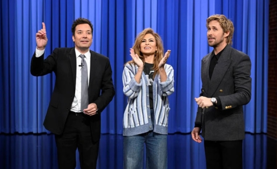RYAN GOSLING AND EVA MENDES REUNITE ON LATE-NIGHT TV FOR RARE APPEARANCE 