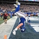 GIANTS RB CAM SKATTEBO CELEBRATES FORST TOUCHDOWN OF SEASON WITH SIGNATURE BACKFLIP
