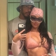 KIM KARDASHIAN AND LEWIS HAMILTON EMBRACE AS SHE WEARS A STEAMY BIKINI