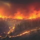 THOUSANDS URGED TO EVACUATE AS WILDFIRES BLAZE ACROSS CANADA