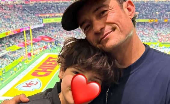 ORLANDO BLOOM AND MIRANDA KERR'S SON FLYNN MAKES RARE APPEARANCE