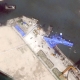 NORTH KOREA REFLOATS CAPSIZED WARSHIP