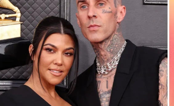 KOURTNEY KARDASHIAN SNUBS SCOTT DISICK IN GUSHING FATHER’S DAY TRIBUTE TO TRAVIS BARKER 
