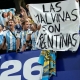 UK ASKS FIFA TO INVESTIGATE ARGENTINA  OVER WORLD CUP FALKLANDS BANNER