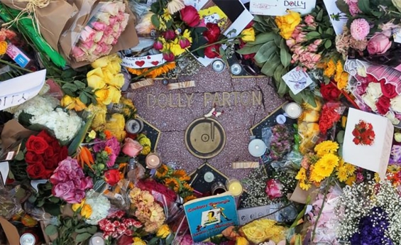 DOLLY PARTON'S HOLLYWOOD WALK OF FAME STAR TO BE REPAIRED AFTER VANDALISM