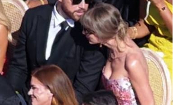 TAYLOR SWIFT AND TRAVIS KELCE STEP OUT AS NEWLYWEDS AT JUJU SMITH-SCHUSTER'S WEDDING