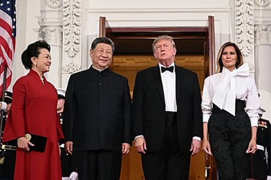 DONALD TRUMP HEAPS PRAISE 0N 'TRULY OUTSTANDING' XI WITH GRACIOUS SPEECH