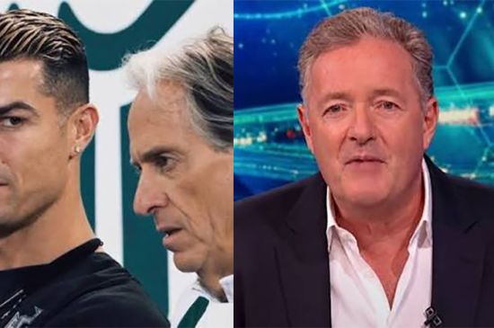 PIERS MORGAN SLAMS PORUGAL COACH OVER RONALDO SAGA