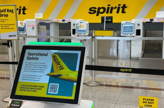 SPIRIT AIRLINES SHUTDOWN