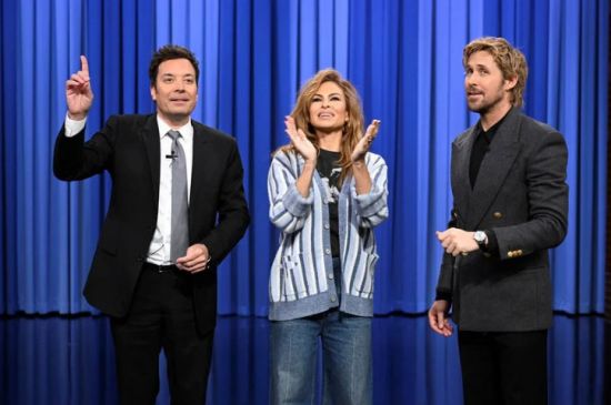 RYAN GOSLING AND EVA MENDES REUNITE ON LATE-NIGHT TV FOR RARE APPEARANCE 