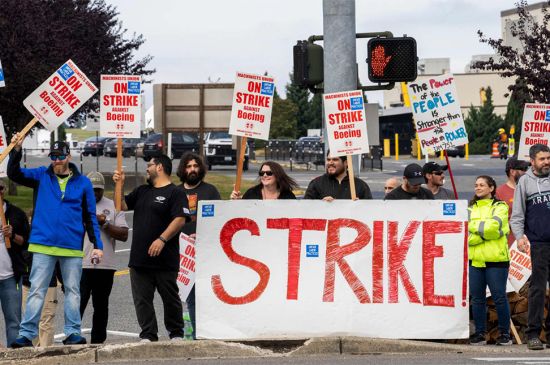 BOEING WORKERS ACCEPT 38% PAY RISE, STRIKE ENDS