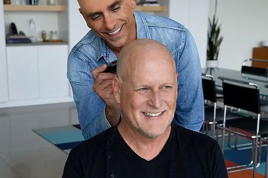 JOHN STAMOS FACES BACKLASH FOR BALD CAP TRIBUTE TO DAVE COULIER AMID CANCER DIAGNOSIS